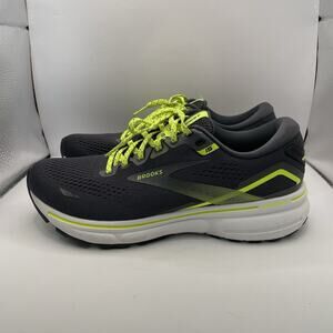 Brooks Ghost 15 Women’s Size 8 B Road Running Shoes Nightlife Black White Lime